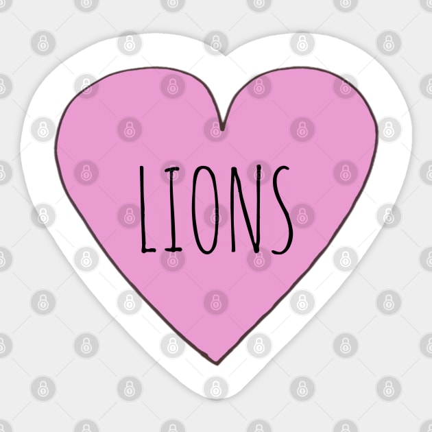 Love Lions Sticker by wanungara